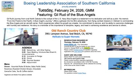 February GMM: Gil Rud of the Blue Angels | BLASC